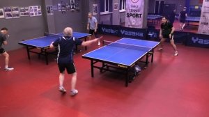 I ф. Филиппов А. (639) - Борискин А. (571) 31.03 настольный теннис Малиновый 400+ турнир СПб