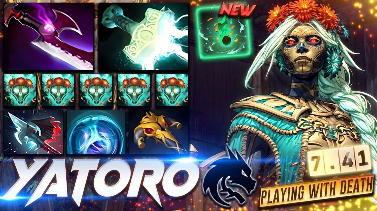 Yatoro Muerta 7.41 Playmaker — профессиональный геймплей в Dota 2 [Смотри и учись]
