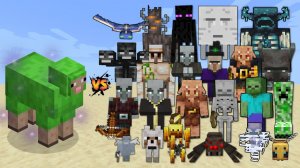 ЗАЧАРОВАННАЯ ОВЕЧКА ПРОТИВ МОБОВ МАЙНКРАФТ