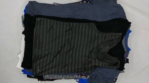 42956 Футболки взрослые, 1пак, 86502, секонд (cream) оптом