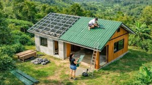 Уехав из города, пара потратила три месяца на ремонт своего старого дома. Бушкрафт