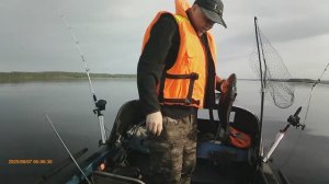 ОНЕЖСКОЕ ОЗЕРО 06.06.2025 г. ТРОЛЛИНГ СУДАКА