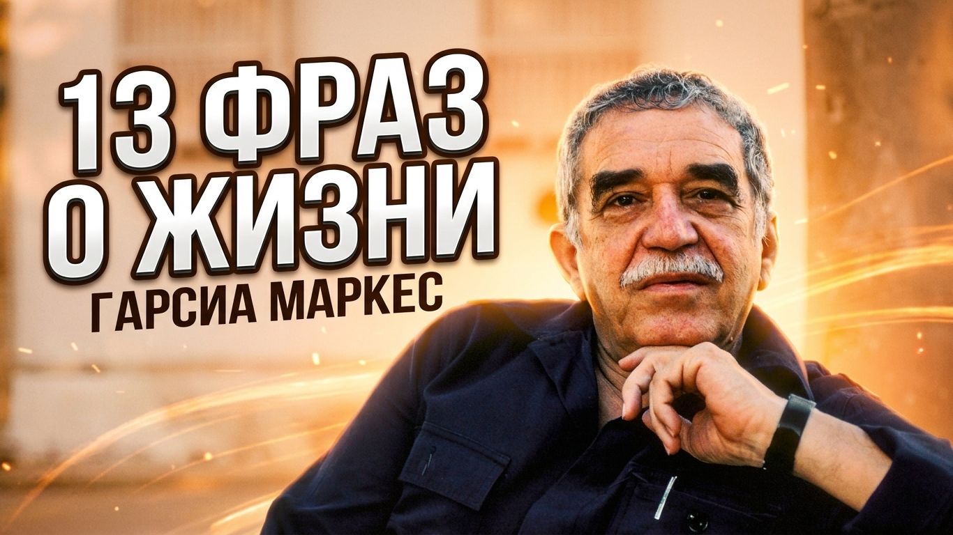 13 фраз о жизни. Gabriel José Garcia Márquez.