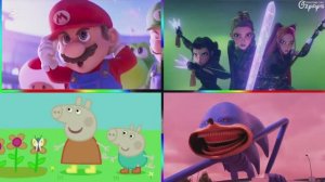 Супер Марио против К-Поп Охотников и Свинки Пеппы: Невыполнимый Ритм в Тайлс Хоп