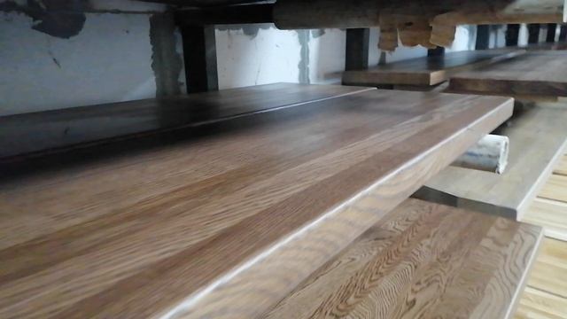 Ступени для лестницы из дуба