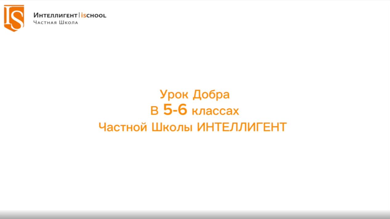 Уроки доброты у 5–6 классов от благотворительного фонда «Котодетки» в Частной Школе ИНТЕЛЛИГЕНТ🐾