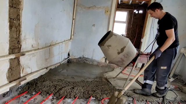 №53 Продолжаем бетонировать пол. 01.04.2026г. День 84