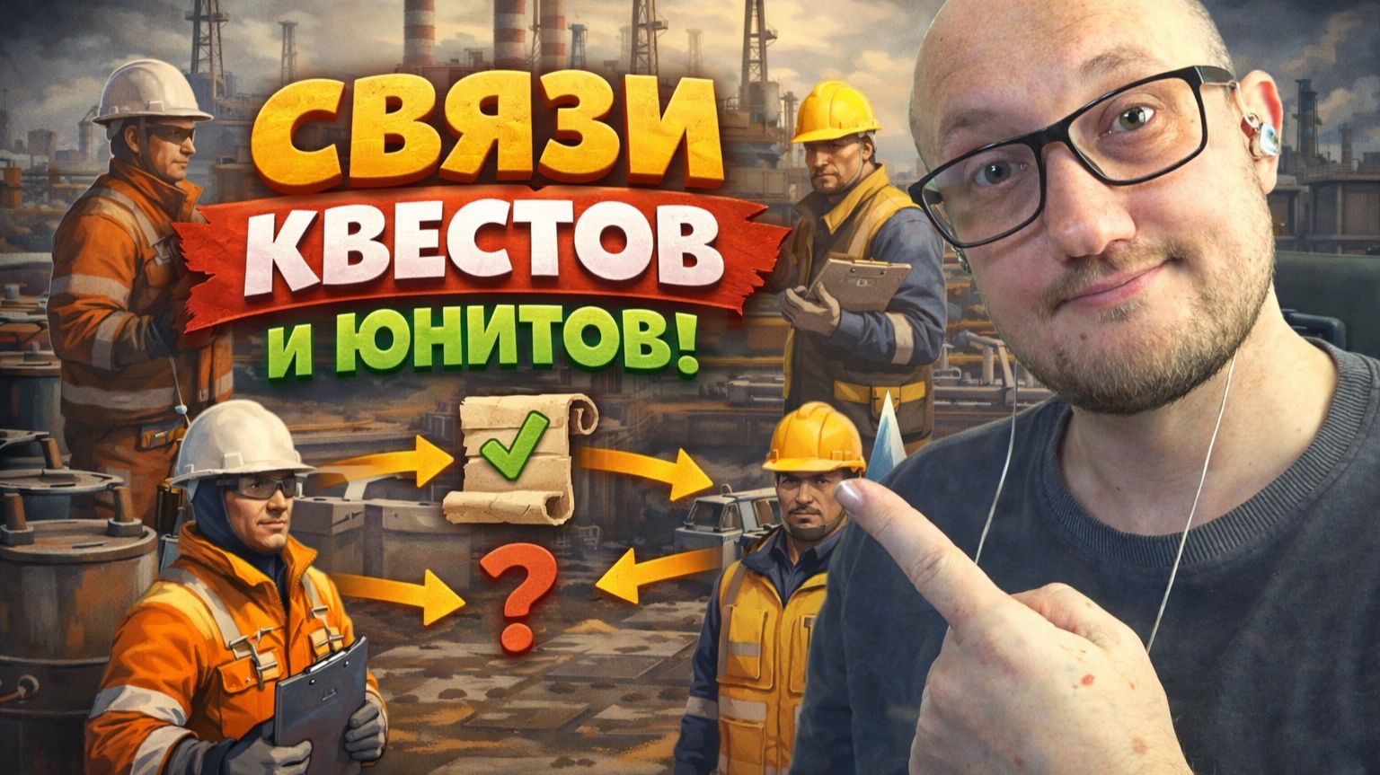 Как Я Настроил Связь Квестов и Юнитов в Unity  Влог геймдизайна 9