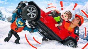 Бен Тен в снежной ловушке: почему заглох внедорожник в горах? Тук Тук Шоу