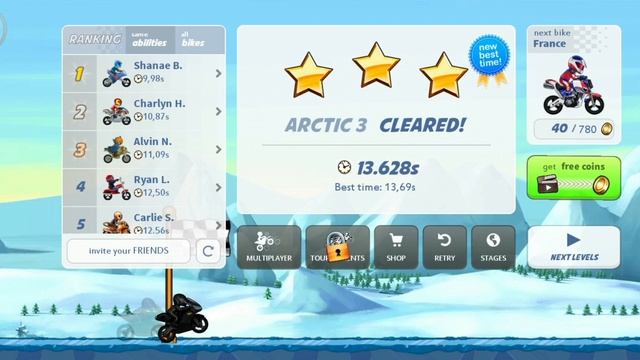 Прохождение Арктики / Bike Race