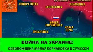 1.04 Война на Украине: Мощные продвижения на севере. Освобождена Малая Корчаковка.