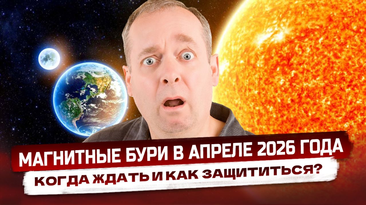Магнитные бури в апреле 2026 года: когда ждать и как защититься?