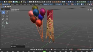 Bforartists_ Украшения для сцен праздника