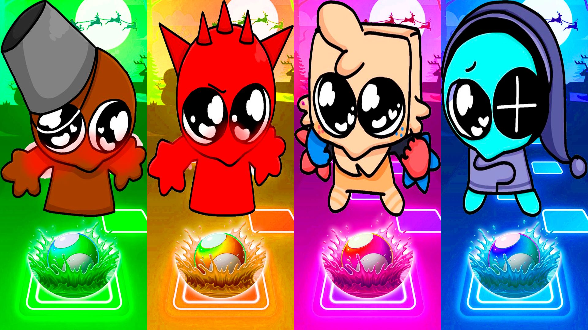 Coffin Dance Спрунки 237 уровень - Мультики про Спрунке | МУЛЬТФИЛЬМЫ SPRUNKI в Tiles Hop