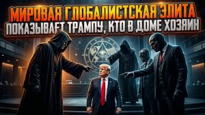 Мировая глобалистская элита показывает Трампу, кто в доме хозяин