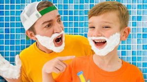 Майкл и Алиса притворяются взрослыми - Забавные детские истории!