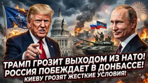 🔥Меркурис | Двойной удар по Киеву:Трамп рушит НАТО, Россия забирает Донбасс и ужесточает требования