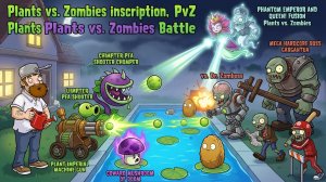 Зомби против растений PvZ Fusion Plants vs Zombies Растения против Зомби ПВЗ Битва прохождение игры