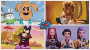 МУЛЬТИКИ, ШЕРИФ ЛАБРАДОР 🐾👮♂️ ОХОТНИКИ и КОЗОЧКА! 🏆 КТО круче ПРЫГАЕТ по плиткам? БАТТЛ