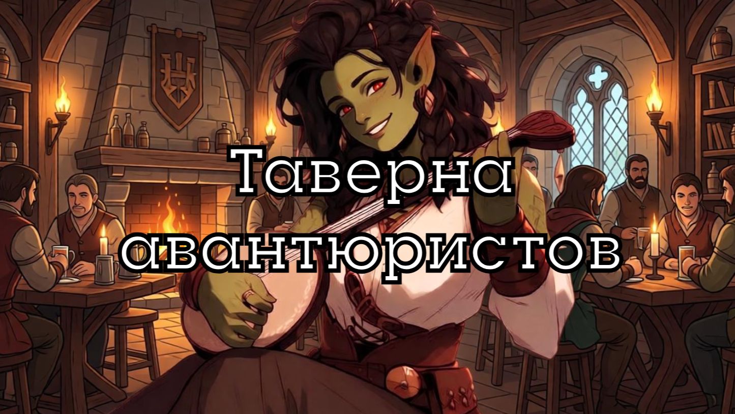 Таверна авантюристов | Ритмичная музыка таверны, атмосфера волшебного мира, музыка для отдыха | D&D