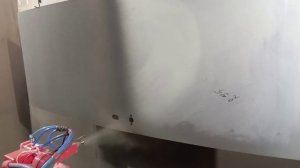Робот маляр. Покраска заготовки 1,7х0,7м
