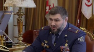 Глава ЧР Рамзан Кадыров и начальник УФСИН Ахмед Адаев обсудили вопросы деятельности ведомства