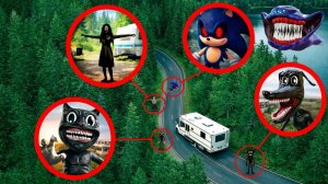 НАШ ДОМ НА КОЛЕСАХ ОКРУЖИЛИ МОНСТРЫ 😨