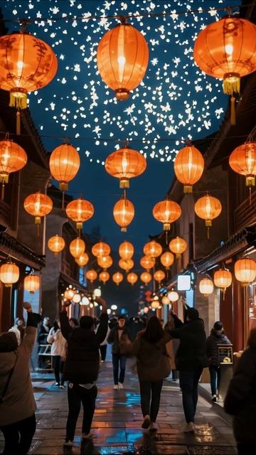 Ночью под фонарями: волшебство вечерней улицы #вечер #фонари #путешествия