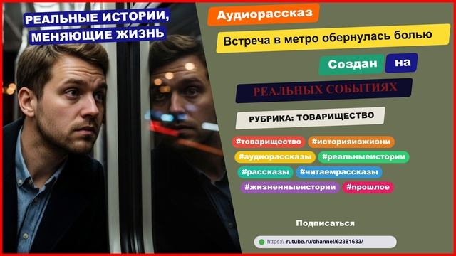 История из жизни | Встреча в метро обернулась болью | Аудио рассказ | Аудиокнига слушать онлайн