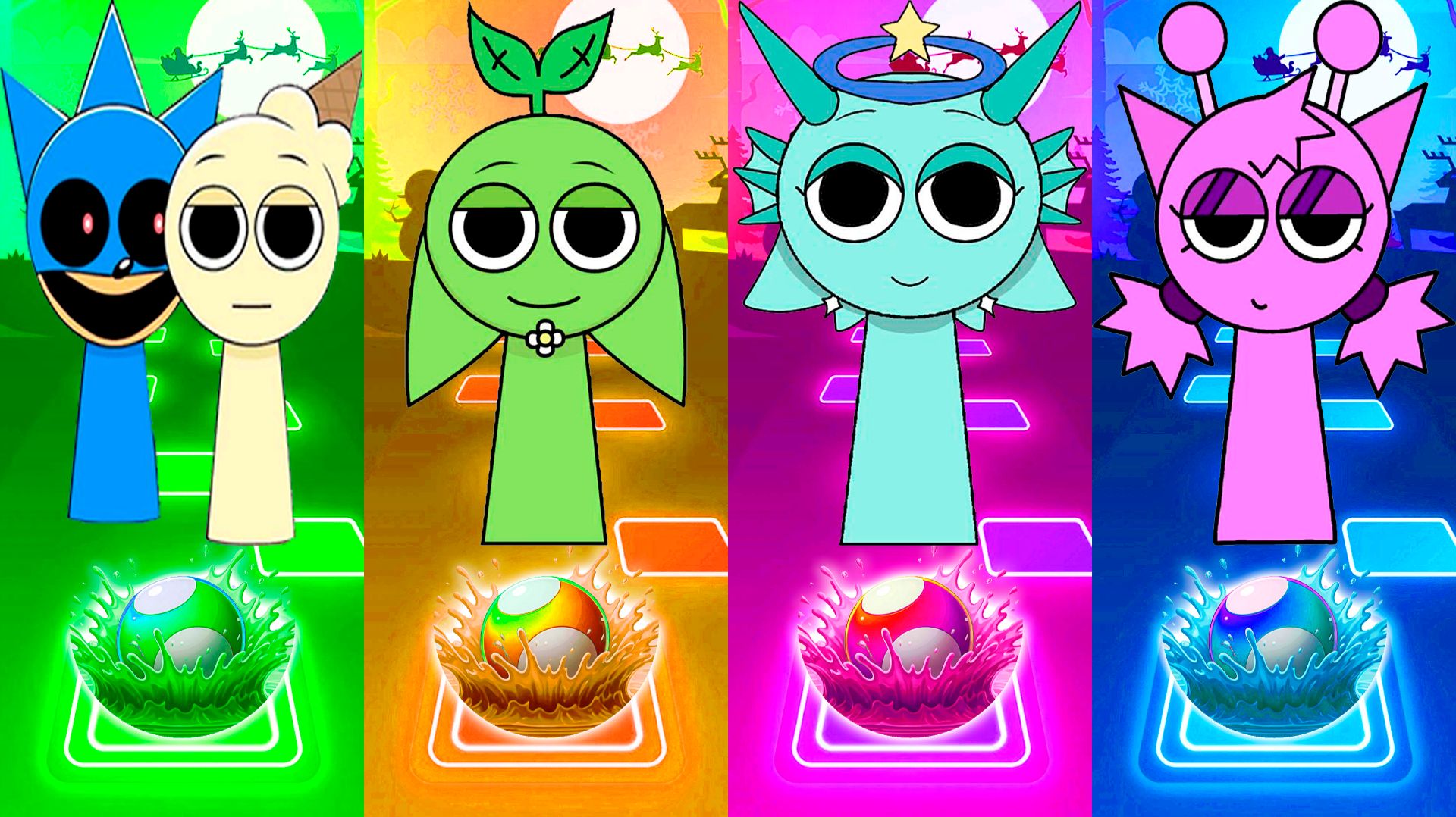 Coffin Dance Спрунки 238 уровень - Мультики про Спрунке | МУЛЬТФИЛЬМЫ SPRUNKI в Tiles Hop