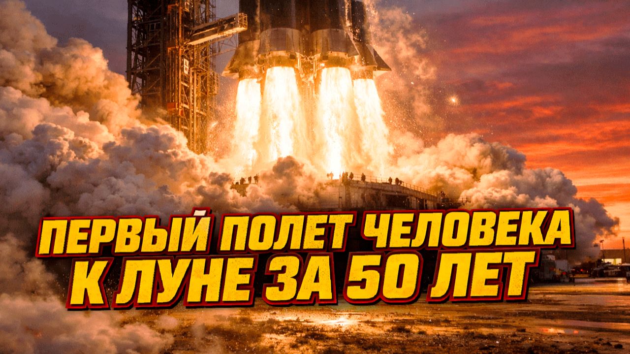 НАСА ВПЕРВЫЕ ЗА 50 ЛЕТ ОТПРАВЛЯЮТ ЧЕЛОВЕКА К ЛУНЕ с миссией 