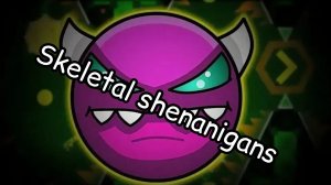 Geometry Dash: Прохождение Skeletal Shenanigans