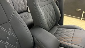 Премиум чехлы на Фольксваген Кади (7 мест)