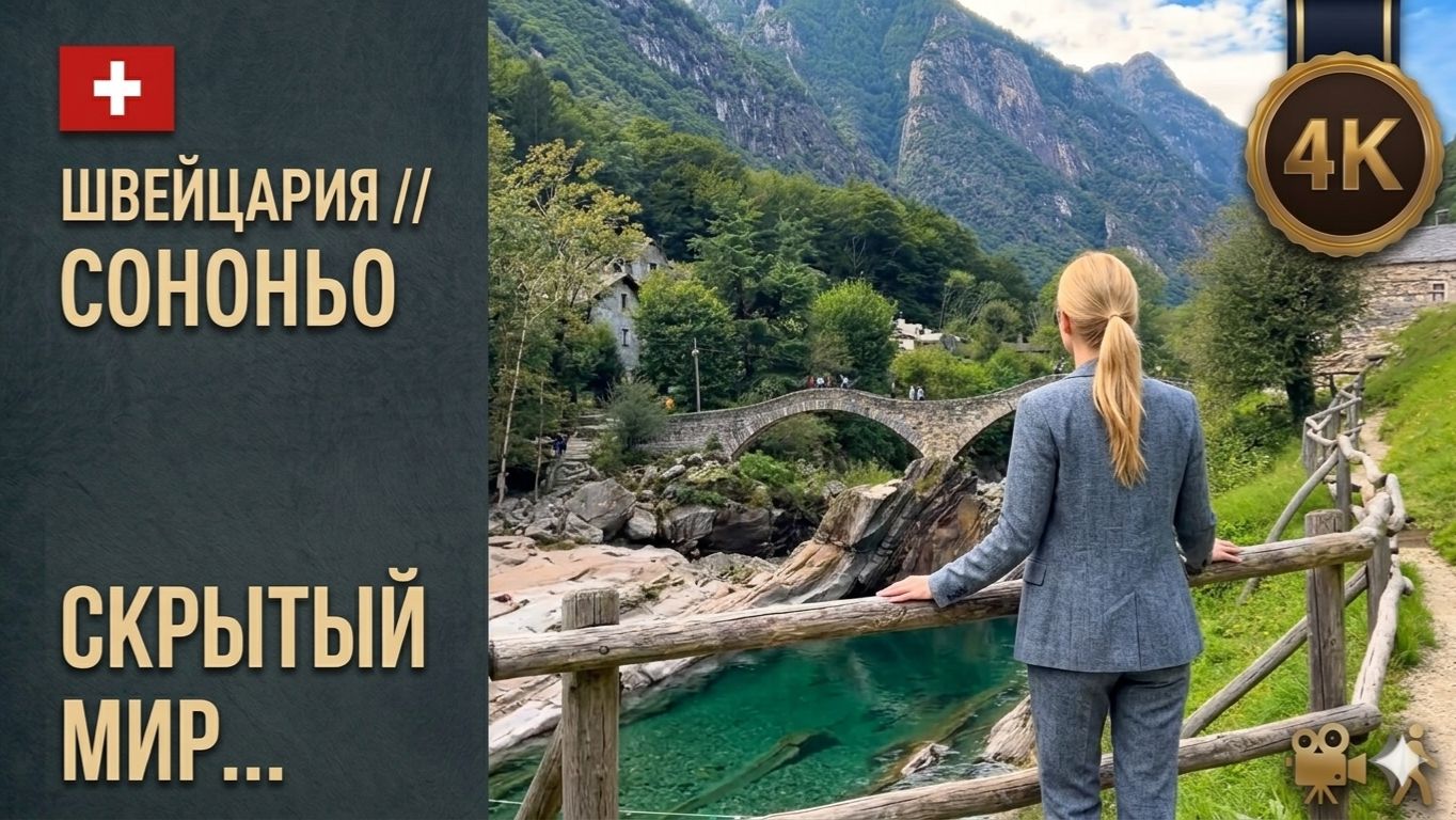 Швейцария // Сононьо //  Изолированная горная деревня