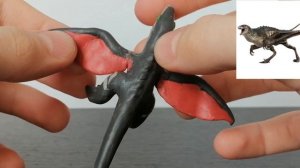 Обзор на мутадона и велоцираптора из пластилина / Jurassic world rebirth