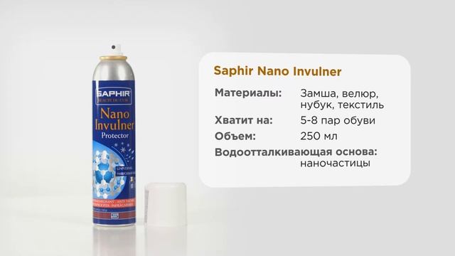 Водоотталкивающее средство нано спрей SAPHIR Nano