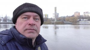 Я на набережной, река Ока. Апрель 2026 год