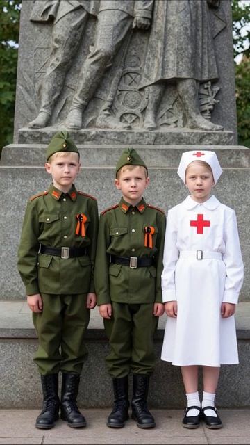 Дети в форме: память о прошлом #Дети #История #Патриотизм