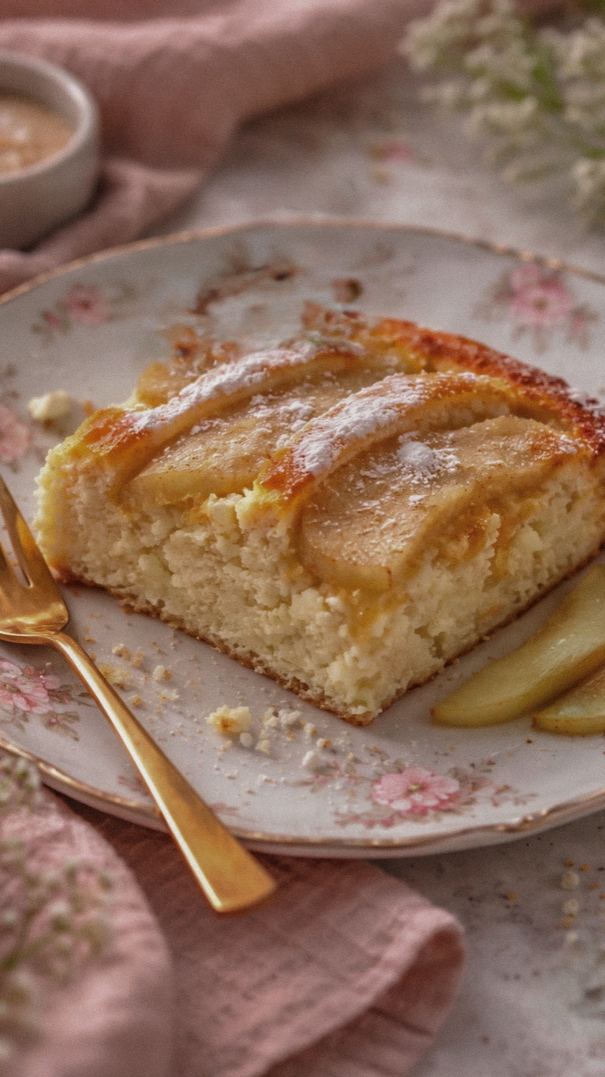 нежная запеканка с грушей 🍐