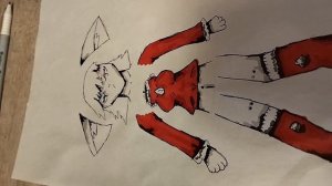 как сделать куклу из бумаги. Туториал показала подруга. Большое ей спасибо🥰