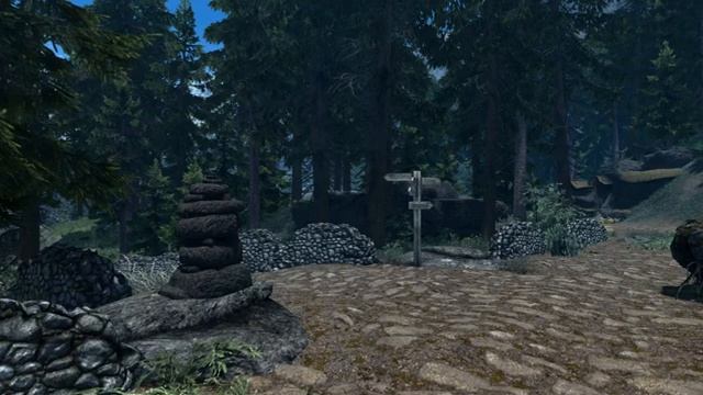 Calming Skyrim Music & Ambience - Relaxing Journey Walk Across Skyrim смотреть онлайн