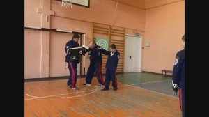 2026.03.29. Отработка ударов руками и ногами кадетами по лапам в РКБ. Воронеж