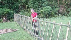 Строю бамбуковый забор вокруг фермы. Серия 29. Се