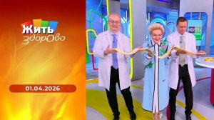Жить здорово! Выпуск от 01.04.2026