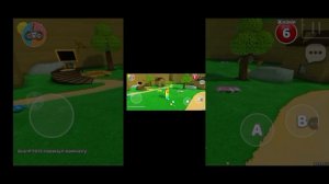 мы с Ромой играем в супер медведь