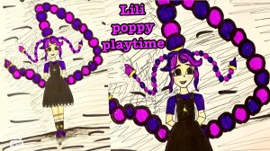 Лили Поппи Плейтайм💜Как нарисовать Лили🎨Lili Poppy Pleytime👩🎤 Как нарисовать Лили 🌸💜