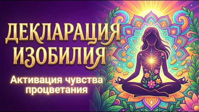Декларация изобилия. Короткая активация ✨