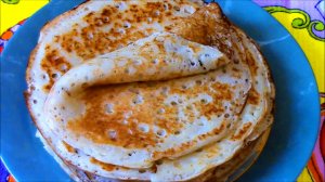 Блины дрожжевые постные.