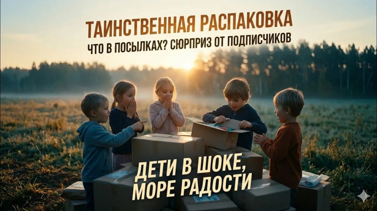 ТАЙНА ОГРОМНОЙ КОРОБКИ: Распаковка, которую дети запомнят навсегда!