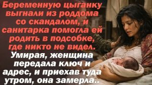 Истории из жизни. Беременную цыганку выгнали из роддома со скандалом, и санитарка помогла...